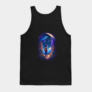 Adventure Kid in Fantasy World Tank Top